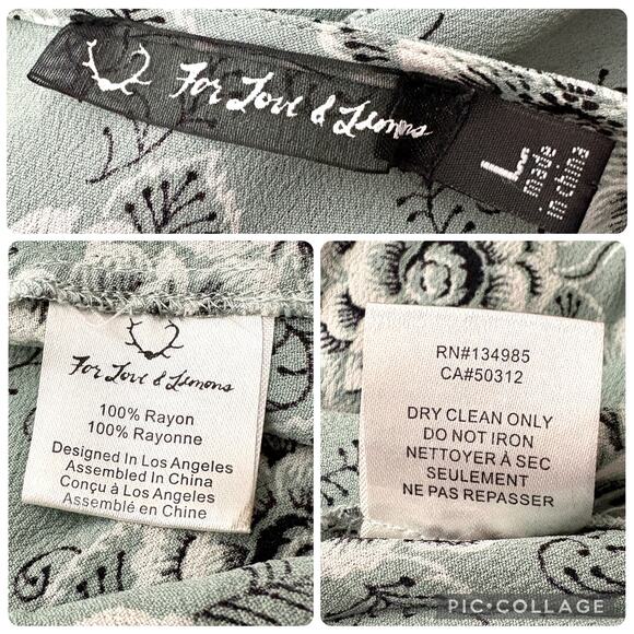 For Love & Lemons Montana Maxi Dress SZ L - Picture 9 of 9